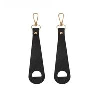 Clip de Chapeau en Cuir PU, 2 pièces, Casquette Portable Voyage, Gants, Boucle Rangement, Sac polochon d'extérieur, compagnons Bec Canard pour Sacs à Dos Main(Black 2PCS)