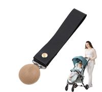 Clip de chevilles à poussette - Pu Wood 12.5x2.5cm Secure Secure pour bébé couverture | de cheville à la mode pour Pousse?te | de chevilleà couverture de poussette pour la protection cont