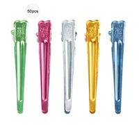 Clip de coiffure en aluminium professionnel outils de style salon 50pcs