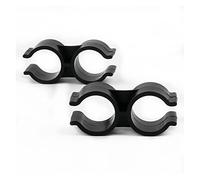 Clip de conduite d'eau, Pince Double en PVC de Type U, 25mm, Joint Support Tube d'eau jardin, H(20Pcs)