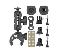 Clip de Conduite pour Moto, Support Fixe, Base Adhésive Flexible, Kit D'Accessoires pour Caméra D'Action
