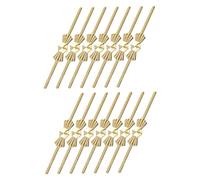 Clip de connecteur de lustre de 300pcs, connecteurs de pièce de la lampe à lustre de 40 mm, Remplacement de broche en broche pour lustre pour les cristaux de fixation des cristaux de plafond, dorés