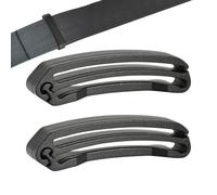 Clip de connexion de sangle - Attache de sangle en ABS pour équipement de plongée sous-marine | Organisateur de boucle de rangement de ceinture | Connecteur noir léger et Durable, tailles moyennes et