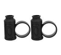 Clip de contrôle pour baguettes, outil auxiliaire rotatif pour batteurs, contrôleur anti-dérapant pour baguettes avec bague pour le pouce, aide à l’entraînement à la prise ergonomi (Noire)