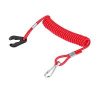 Clip de Corde de Lanière de clé de Commutateur D'arrêt D'urgence D'allumage de Moteur Hors-bord, Longe de Coupe-circuit Hors-bord Extensible et Flexible pour la Plupart des