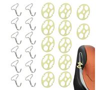 Clip de couverture de siège de voiture, clip de verrouillage de siège auto | Housses de siège de voiture de 12 pièces et crochets métalliques de 12 pièces, pour l'installation du couvercle du