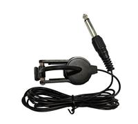 Clip de de guitare, adaptateur audio d'instrument, capteur de vibration de corde, transmission sonore claire, design de fixation facile pour concerts, scène, salle de classe, réunions, couleur