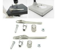 Clip de de Platine de Microscope monté sur Ressort, Large | direct sur platine, composants à vis et à ressort inclus, de maintien pour lames de microscope