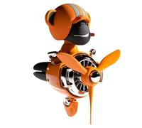 Clip de diffuseur automatique | Voyant automatique | Clip de ventilation avec automatique | Clip parfumé-ventilation de dessin animé avec tête secouée | Décoration de voiture mignonne