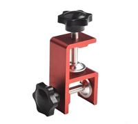 Clip de fermeture réglable de garde-robe 0-25 mm pour gabarit de travail du bois, pince de fixation en alliage d'aluminium avec ouverture diagonale, tableau rouge pour (1 pièce)