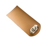 Clip de fin de sac en cuir PU permanent avec verrou de sécurité pour sac à main artisanal, accessoires artisanaux