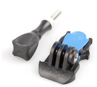 Clip De Fixation Adhésive PlateCompatible Avec Gopro Hero Et À Toutes Les Caméras D'ActionJeu De 3 Plates Droits Et 3 Plates Incurvée