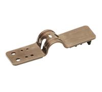 Nature Clip de fixation pour toile et filet brise-vue - Lot de 20 - Taupe