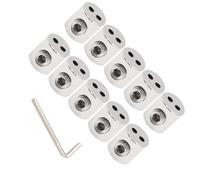 Clip de fixation de câble en acier à longueur réglable pour câbles en acier de diamètre multiple - Fixation de qualité industrielle