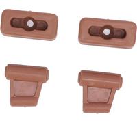 Clip de fixation de pare-soleil VEP101693 Clip de fixation de pare-soleil en plastique haute résistance pour R107 1971-1989 Tan