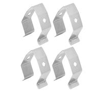 Clip de fixation de sonde de gril en acier inoxydable, support de sonde à trou unique pour accessoires de gril de Barbecue, chaleur robuste, rangement facile 4 pièces