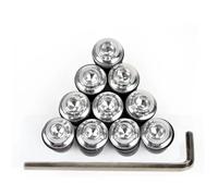 Clip de Fixation des boulons de carénage Boulons De Pare-Brise Motos pour S1000RR pour S1000R HP4 pour S1000XR pour R1200GS pour Adventure pour R1300GS(Argent)