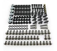 Clip de Fixation des boulons de carénage Kit Complet Boulons Clips Carénage Motos pour Y&amaha YZF600R pour YZF-R6 R6 R6S YZF1000R YZF750R(Titanium)
