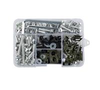 Clip de Fixation des boulons de carénage Kit De Vis Et Écrous Carénage Moto pour Y&amaha YZF R1 R6 R7 R15 R25 YZF600 YZF1000 FZR400RR(Argent)
