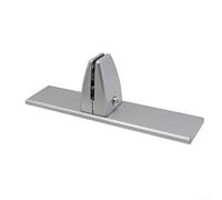 Clip de fixation en alliage d'aluminium à fond plat étendu adapté pour les bureaux de conférence et de bureau mobiles avec colonne de connexion renforcée pour plus de durabilité