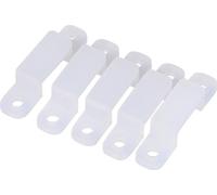 clip de fixation en silicone 10mm pour bande lumineuse 3528 5050 1210 RGB 100 pcs