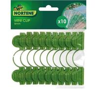 Clip de fixation - NORTENE - Miniclip - 6 mm - Pack de 10 - Vert
