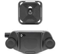 Clip de fixation pour appareil photo V3, noir avec plaque, compatible avec les appareils reflex numériques, les appareils compacts et les compacts point-and-shoot, sûr, stable et accessible Camera cli