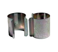 Clip de fixation pour bâche serre 30 x 30mm (x20 pcs) - Métal revêtement Zinc - Inoxydable - Très résistant