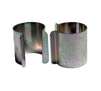 Clip de fixation pour bâche serre 35 x 30mm (x20 pcs) - Métal revêtement Zinc - Inoxydable - Très résistant