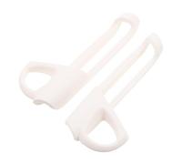 Clip de Fixation pour Sangle de Chaise pour Tout-petit 18mm 14 MM | Boucle en Plastique Blanche à Double Verrouillage, Large Nylon, Pression Facile, pour Chaises de Croissance