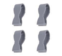 Clip de fixation pour serviettes de salle de bain - Ensemble de 4 pièces, cheville en plastique léger de 52 g, poignée de four, trieur de rail de cuisinière, boucle de rangement en tissu pour lave-vai