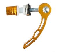 Clip de fixation pour tige de selle de vélo, boulon brochette de selle de vélo en alliage d'aluminium, vis de réglage de la hauteur du siège sans outil, levier rapide fileté M6 (M6 x 45 mm, noir)