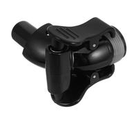 Clip de Fixation pour Tuyau de Masque de Plongée, Maintien Noir | Plastique Silicone, Airflow Constant, Fermeture une Main, Maintien Sûr Antidérapant, Plongée Rapide, Zones Côtières
