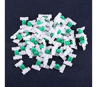 Clip de fixation pour voiture, 50 pièces Bordure de fixation pour clip de fixation de fixation de porte-voiture en plastique blanc série 3 E36 E46