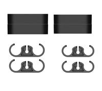 Clip de fixation universel pour tuyau de refroidissement liquide d'ordinateur, en forme de peigne, accessoire de bricolage PC, noir