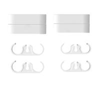 Clip de fixation universel pour tuyau de refroidissement liquide d'ordinateur, en forme de peigne, accessoire de bricolage PC, blanc