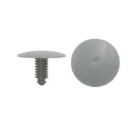 sourcing map L'aile porte auto voiture fixation rivets Nylon Bouclier pousser clip retenue 50 pièces gris