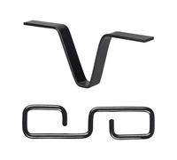 Clip de gouttière pour l'installation de chaînes de pluie, crochet de suspension en cuivre de style V - Adaptateur de chaîne de pluie sécurisé en forme de V | Clip de gouttière léger et facile à