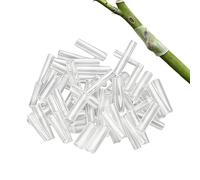 Clip de greffage auto-amovible, manchon résistant aux déchirures, support en silicone de 5,1 cm avec prise en main flexible, manchon transparent durable avec application facile, accessoire de serre de