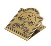 Clip de liant en laiton vintage Decorative Strong Clamping Force Liver Clip pour journal Notebook Drawing Paper Sketch Paper Office School Home Material (Type 2)