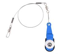 Clip de libération pour pêche à la traîne en bateau à utiliser avec des descendeurs et des stabilisateurs, nylon et acier inoxydable pour un dégagement fiable de ligne (petit)