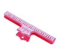 Clip de livre de piano multifonction en plastique réutilisable - Rouge