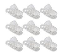 Clip De Longe Pour Prothèse Auditive, 20pcs Support De Prothèse Auditive Anti-Perte Perforé Transparent Accessoires De Remplacement Pour Support De Clip De Prothèse Auditive