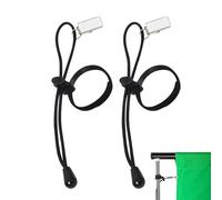 Clip de - Lot de 2 Clips pour Cordon élastique, tendeur Multifonctionnel pour Pantalons, vêtements et | Outil de Fixation Pratique pour Studio Photo, Festival,