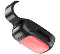 Clip de lunettes de soleil pour pare-soleil de voiture, support multifonction avec rembourrage en éponge douce pour éviter d'endommager les verres, ajustement (noir et rouge)