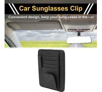 Clip De Lunettes De Soleil Pour Voiture Support De Lunettes De Vue ClipPolyuréthaneNoir 15,5 Cm X 12,5 Cm 1 Pièce