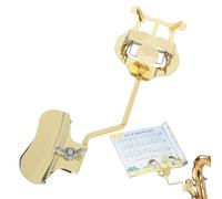 Clip de lyre de trombone - 3,35x6.89x0,55 pouces porte-feuille pour musiciens, léger avec une poignée sécurisée, accessoire d'instruments pour artistes, femmes, hommes, jeunes et a