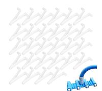 Clip De Mariposa Para Piscina - Adaptador De Mantenimiento De Natación Spring V Clips | Clip En V Para Skimmer De Piscina Para Red, Cepillo Y Skimmer, Clips De Red Para Poste De Piscina Para Limpiar L