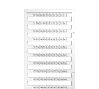 Clip de marquage 5 mm, numérotée de 101-200 - HAGER KR03BE
