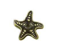 Clip de marquage de livre en alliage antique avec papillon de nuit complexe étoile de mer 2,4 m design coquille de poisson pour journaux et cahiers élégant marque-page